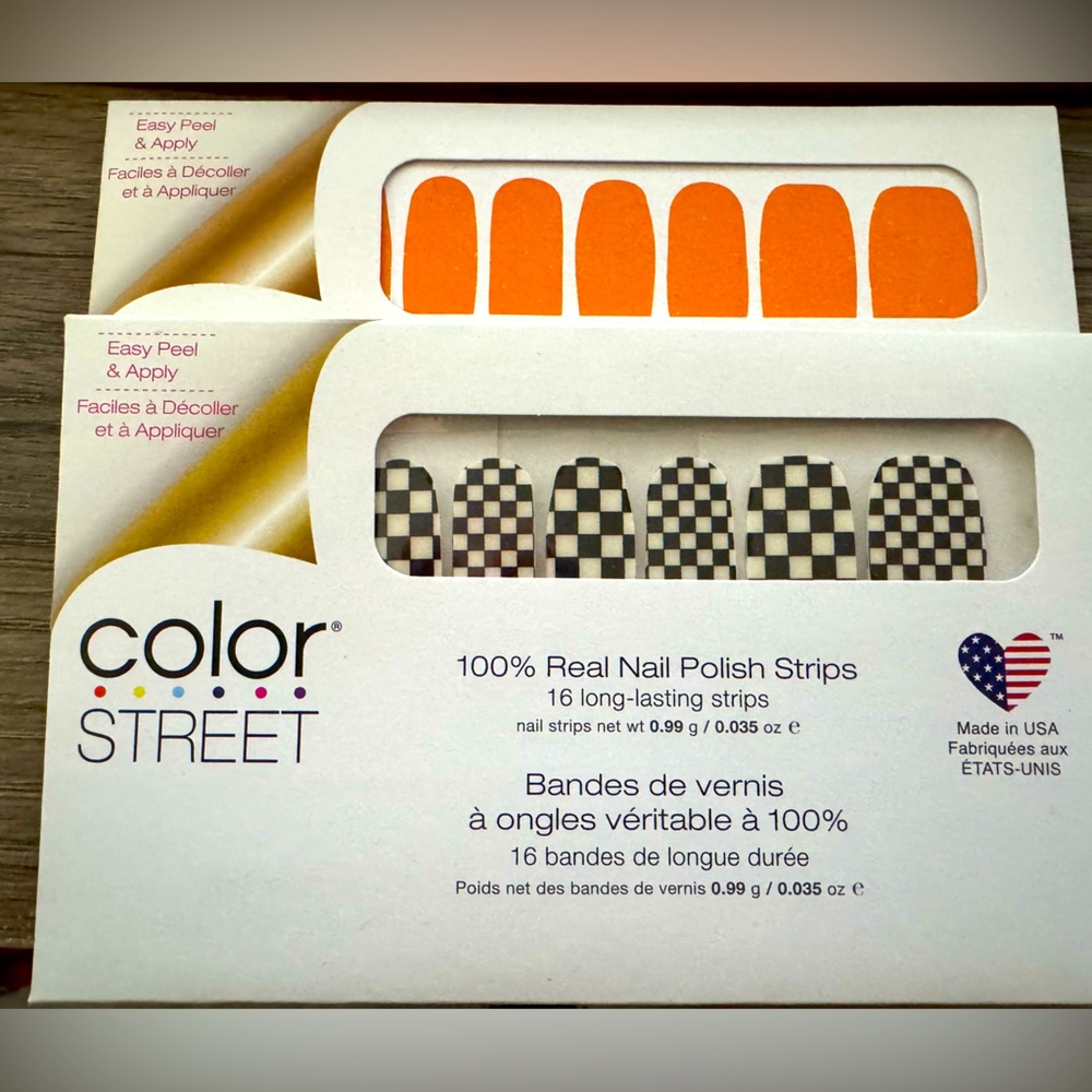 2 Retired Color Street Nail Strip Sets
